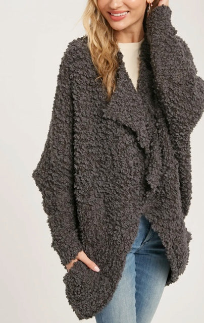 BOUCLE COMFY COCOON CARDIGAN