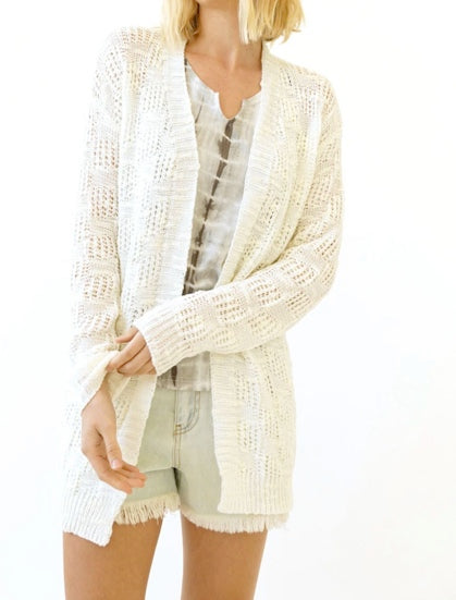 Mix Weaved Cardi