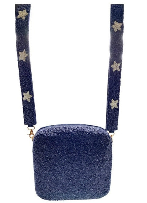 Star Strap Beaded Bag