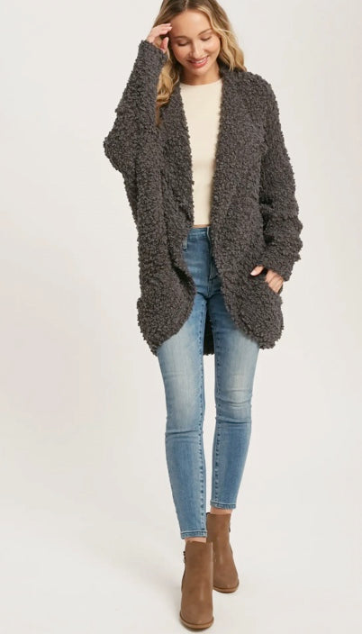 BOUCLE COMFY COCOON CARDIGAN