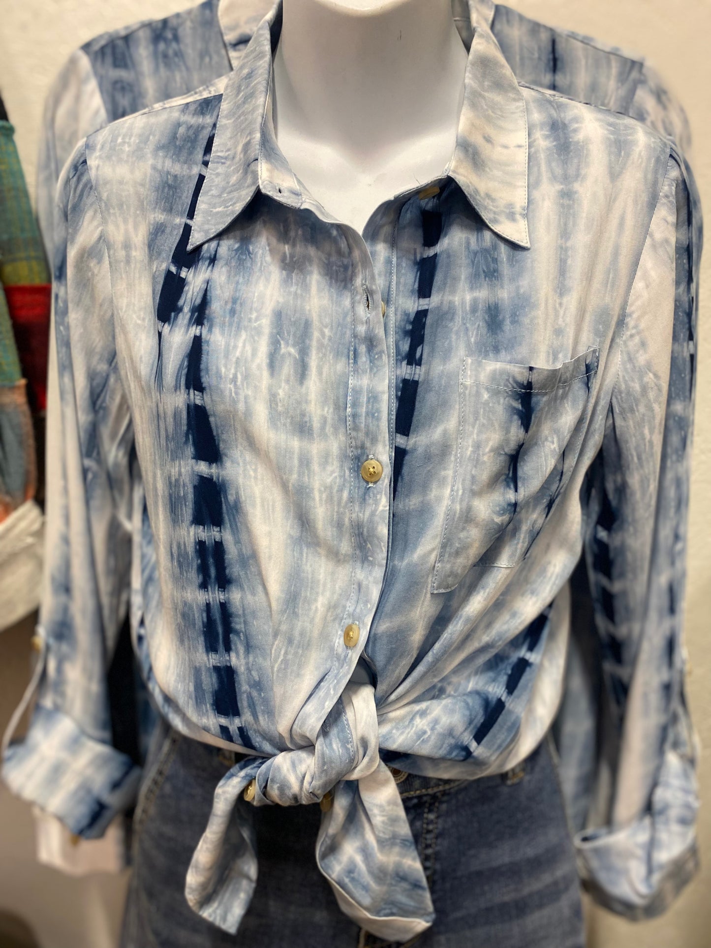 Tie Dye Button Down Shirt