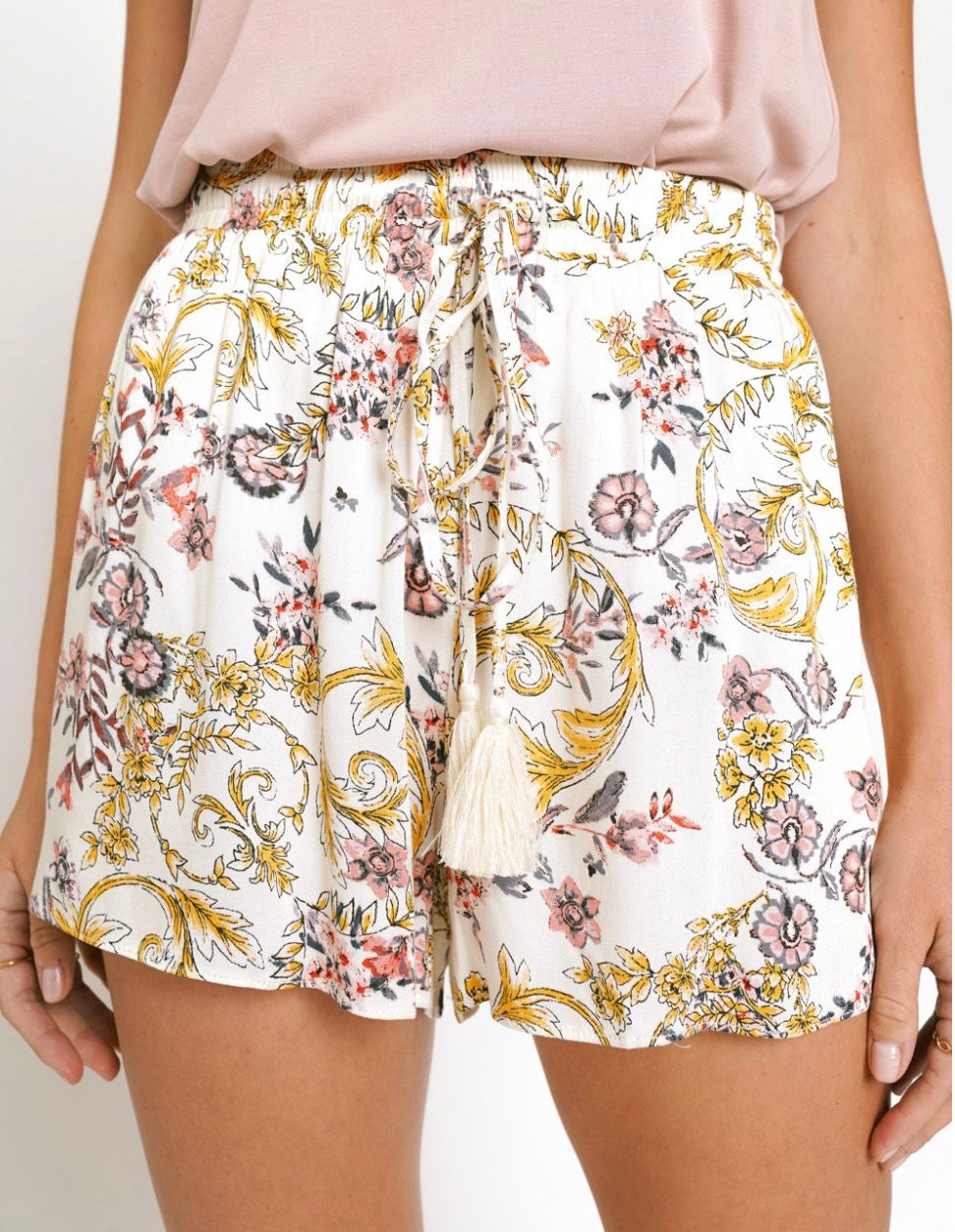 Antique Print Shorts