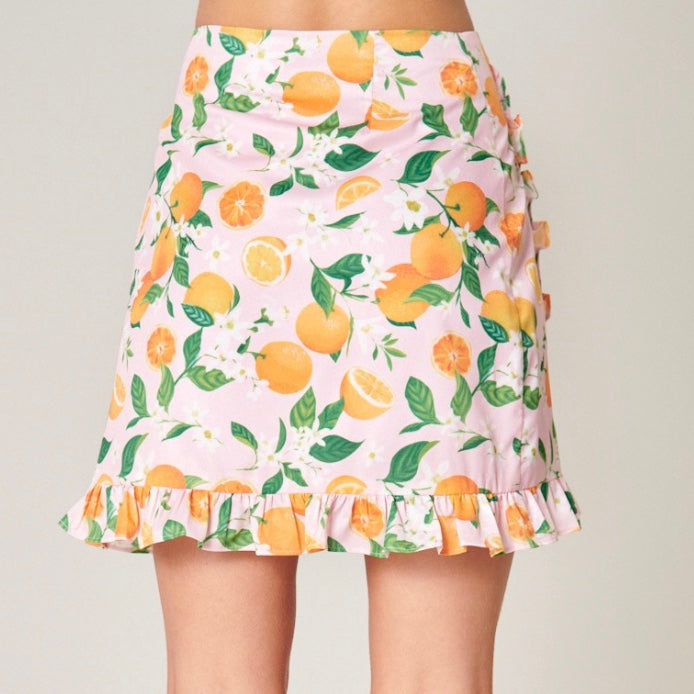 Sweet Ruffle Mini Skirt