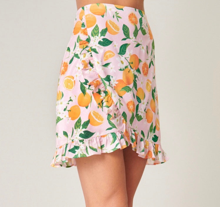 Sweet Ruffle Mini Skirt